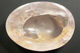 Polished Rose Quartz Bowl #318455-1